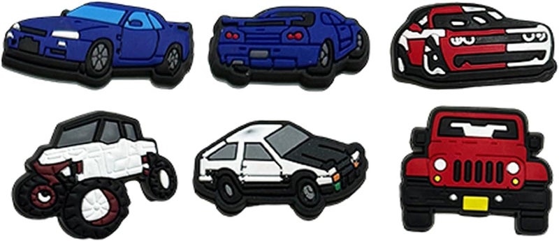 BOWNDY PVC Sports Cars Shoe Charms - Bulk Pack of Cute Random Charms - Image 5